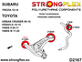 StrongFlex STF212026A Brazo de Control Delantero Silentblock Trasero Sport