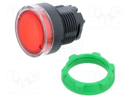 SCHNEIDER ELECTRIC Interruptor de presión Harmony XB5 22mm Rojo