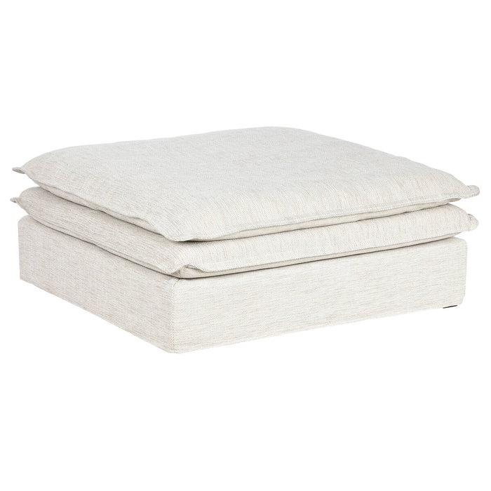 DKD Home Decor Módulo Auxiliar de Sofá en Poliéster y Lino Beige DKD Home Decor Módulo Auxiliar de Sofá en Poliéster y Lino Beige