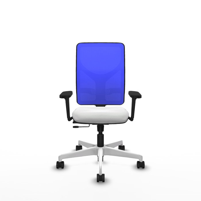 PIQUERAS Y CRESPO Silla de oficina Motilla con mecanismo Sincro/Traslack, Azul y Blanco PIQUERAS Y CRESPO Silla de oficina Motilla con mecanismo Sincro/Traslack, Azul y Blanco