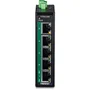 Trendnet TI-PGLC50 Switch de Red No Administrado 5 Puertos Gigabit PoE+ con Alimentación 90W, Montaje Pared/DIN, Color Negro