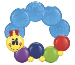 Creaciones Llopis Gusano Sonajero-Mordedor 12 cm