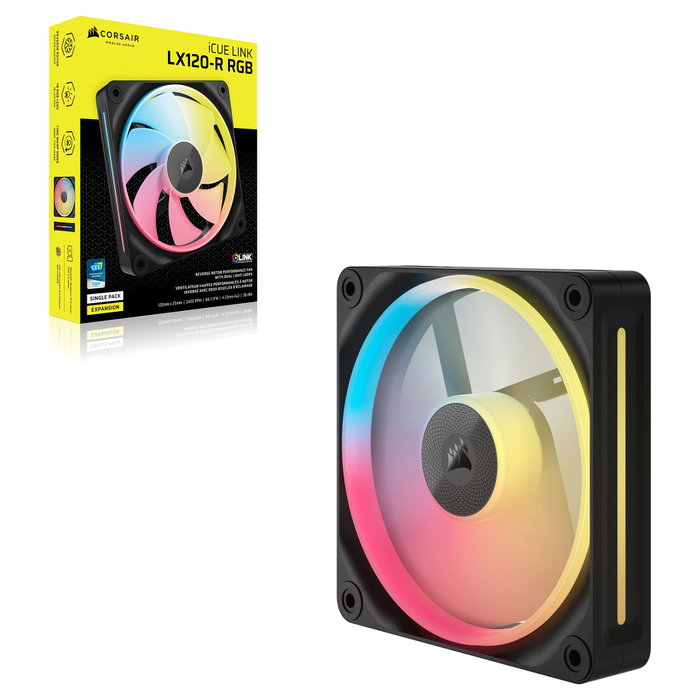 Corsair iCUE LINK LX120-R RGB Negro