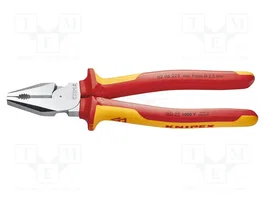 KNIPEX Alicates universales con aislamiento de 225 mm