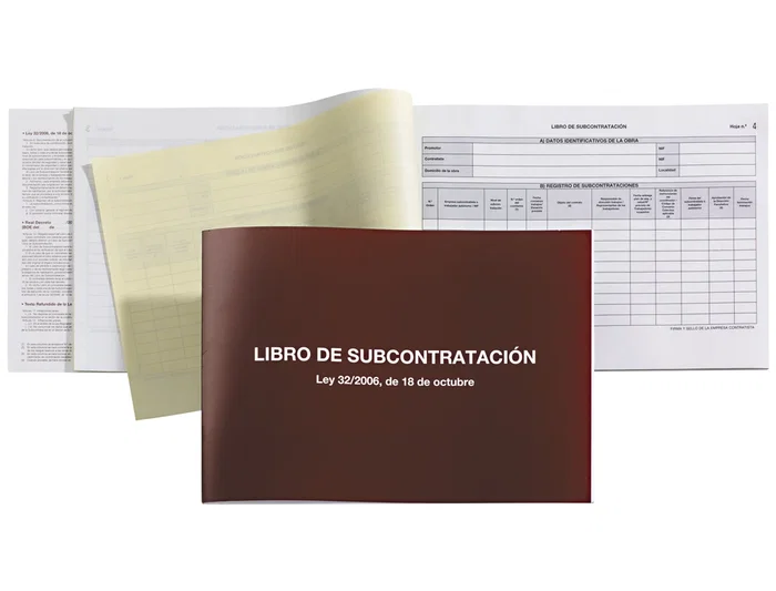 Miquelrius Libro Subcontratación Folio Natural Juego de 10 Hojas Autocopiantes 30 Hojas 70 g/m²