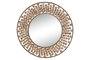 DKD Home Decor Espejo de Madera y Cristal con Bolitas Natural
