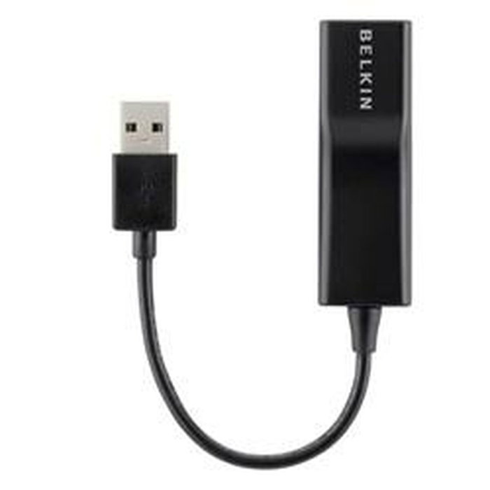 Belkin F4U047BT Adaptador USB 2.0 Type-A a RJ-45 Negro