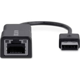 Belkin F4U047BT Cable de Red y USB 2.0 Tipo A a RJ-45 Ethernet Adaptador de Conector, Negro