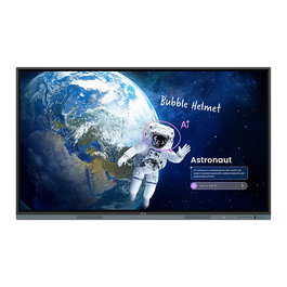 BenQ RM6505 Pizarra Interactiva Táctil de 165.1 cm (65") 4K Ultra HD IPS, Android, 8 GB RAM, 128 GB, Wi-Fi 6, Multi-touch, 450 cd/m², Blanco y Negro