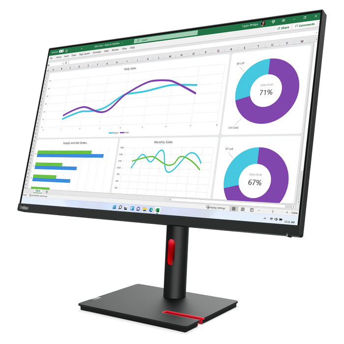 Lenovo ThinkVision T32h-30 31,5 pulg. QHD IPS