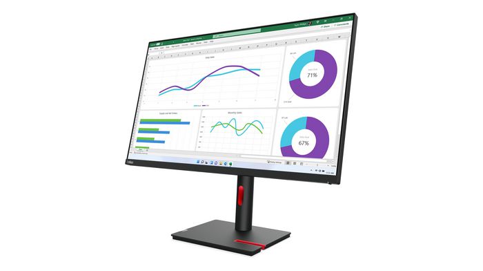 Lenovo ThinkVision T32h-30 Monitor de 31,5 Pulgadas Quad HD IPS Raven Black