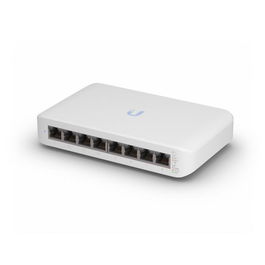 Ubiquiti USW-Lite-8-PoE Switch Gestionado Capa 2, 8 x RJ45, 4 x 802.3at PoE+, Gigabit Ethernet