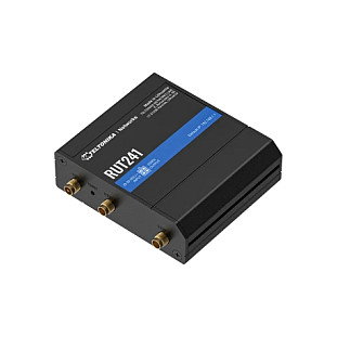 Teltonika RUT241 Router Industrial 4G LTE con eSIM Global, WiFi, 1 Puerto LAN, 3 Antenas SMA, para Montaje en Carril DIN