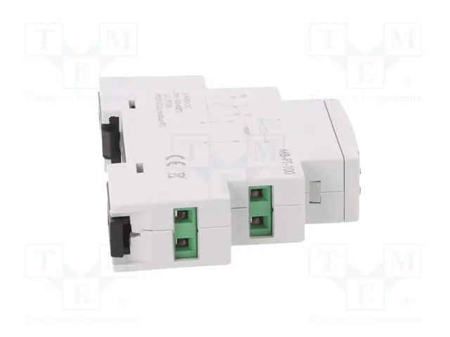F&F Transductor de Temperatura Pt100 RS485 Modbus RTU