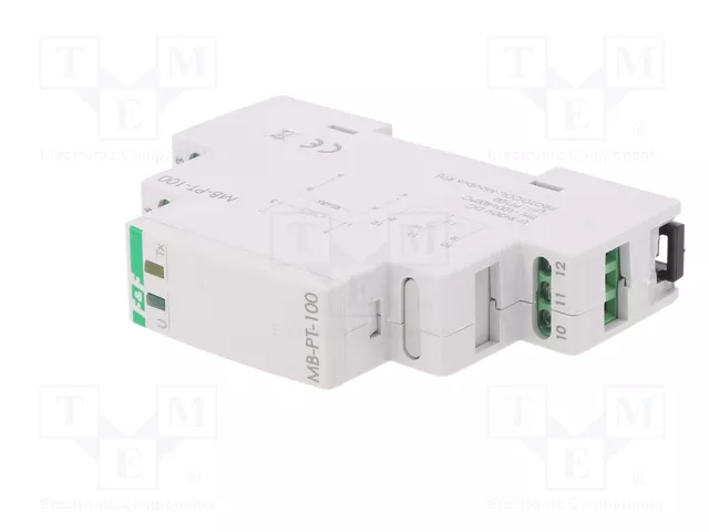 F&F Transductor de Temperatura Pt100 RS485 Modbus RTU
