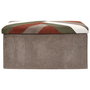 Home Deco Factory Banco-Puf Plegable Scott Patch Cocooning Poliéster