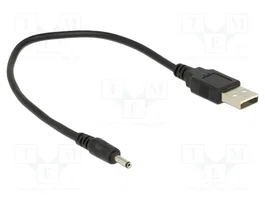 DeLOCK 83793 Cable de alimentación USB Tipo A a CC 3,0 x 1,1 mm 0,27 m