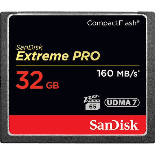 SanDisk Extreme Pro CompactFlash 32GB 160MB/s SanDisk Extreme Pro CompactFlash 32GB 160MB/s