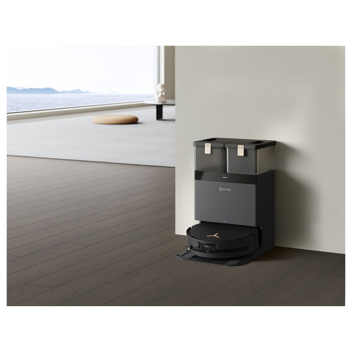 Ecovacs Deebot X8 Pro Omni - Robot aspirador y fregador con estación de autovaciado, TrueMapping 2.0, 18000 Pa, Negro