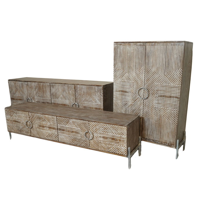DKD Home Decor Classy 25 Armario Blanco 38 x 134 x 85 cm DKD Home Decor Classy 25 Armario Blanco 38 x 134 x 85 cm