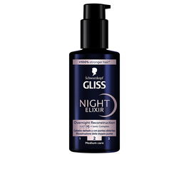 Schwarzkopf Mass Market GLISS NIGHT ELIXIR Sérum Puntas Abiertas Reparador Cabello Quebradizo 100 ml