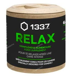 1337 PHARMA 1337 Relax 60 Cápsulas con Magnesio, Hierba de San Juan y Rhodiola para la Relajación