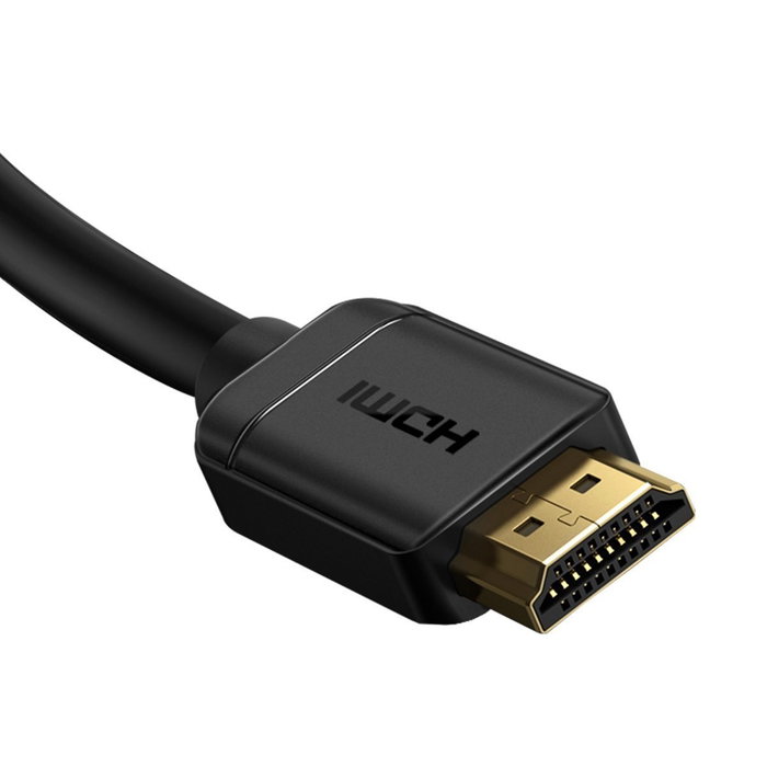 Baseus Cable HDMI 2.0 4K 60Hz 3D HDR 18Gbps 1m Negro