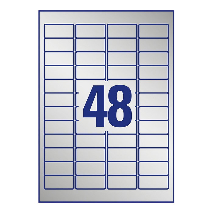 AVERY Zweckform Etiquetas de placa de identificación 45,7 x 21,2 mm