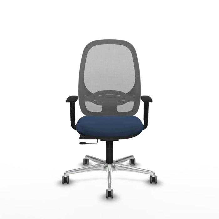 PIQUERAS Y CRESPO Silla de oficina Cilanco Azul marino y Gris PIQUERAS Y CRESPO Silla de oficina Cilanco Azul marino y Gris