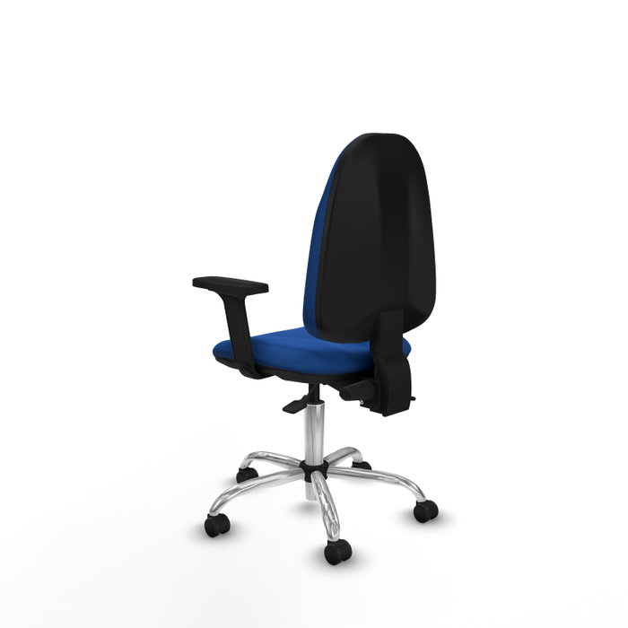 PIQUERAS Y CRESPO Silla de oficina Algarra Azul con Mecanismo Asincro
