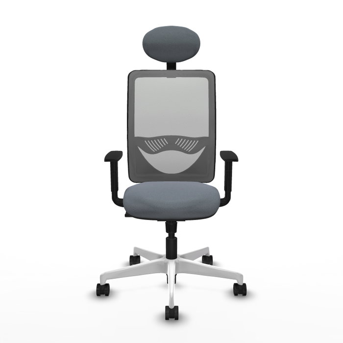 PIQUERAS Y CRESPO Silla de oficina Zulema Gris con mecanismo Sincro PIQUERAS Y CRESPO Silla de oficina Zulema Gris con mecanismo Sincro