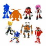 Bizak Pack de 8 Figuras Coleccionables de Sonic de 6,5 cm