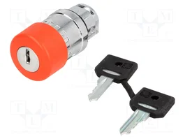 SCHNEIDER ELECTRIC Interruptor de seguridad con llave Harmony XB4 rojo