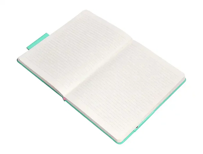 Antartik Cuaderno A4 Tapa Dura Hojas Rayas Rosa y Turquesa 100 Hojas 80 gr FSC