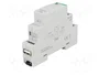 F&F SEP-03-USB Transductor Separador de Señales para Raíl DIN