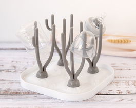 KioKids Escurre Biberones Desmontable Gris +0 meses