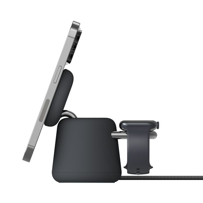 Belkin WIZ020vfH36 Cargador Inalámbrico USB Carbón Vegetal para Auriculares, Smartphone y Reloj Inteligente