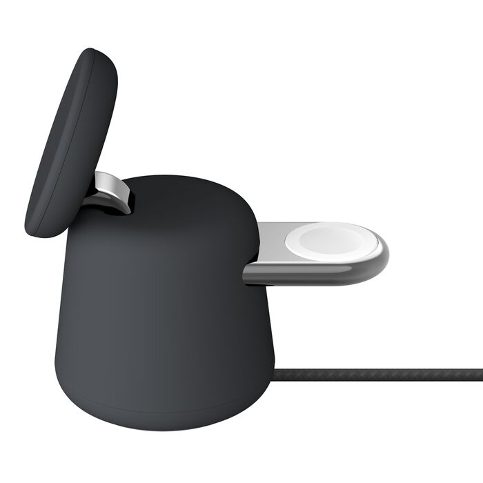 Belkin WIZ020vfH36 Cargador Inalámbrico USB Carbón Vegetal para Auriculares, Smartphone y Reloj Inteligente