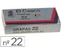 El casco Grapas nº22/6 Caja de 1000 unidades Alambre Galvanizado Patas 6mm