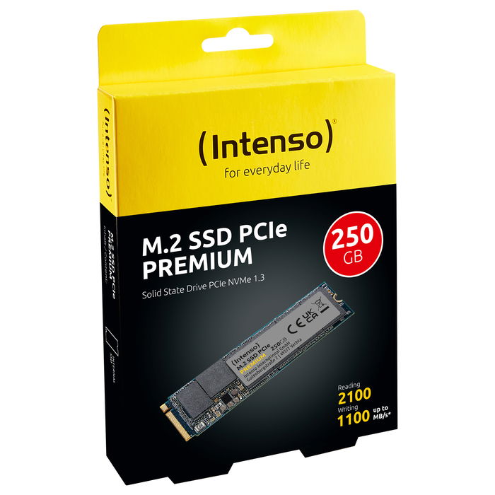 Intenso SSD M.2 NVMe PCIe 3.0 x 4 250GB 2100 MB/s Intenso SSD M.2 NVMe PCIe 3.0 x 4 250GB 2100 MB/s