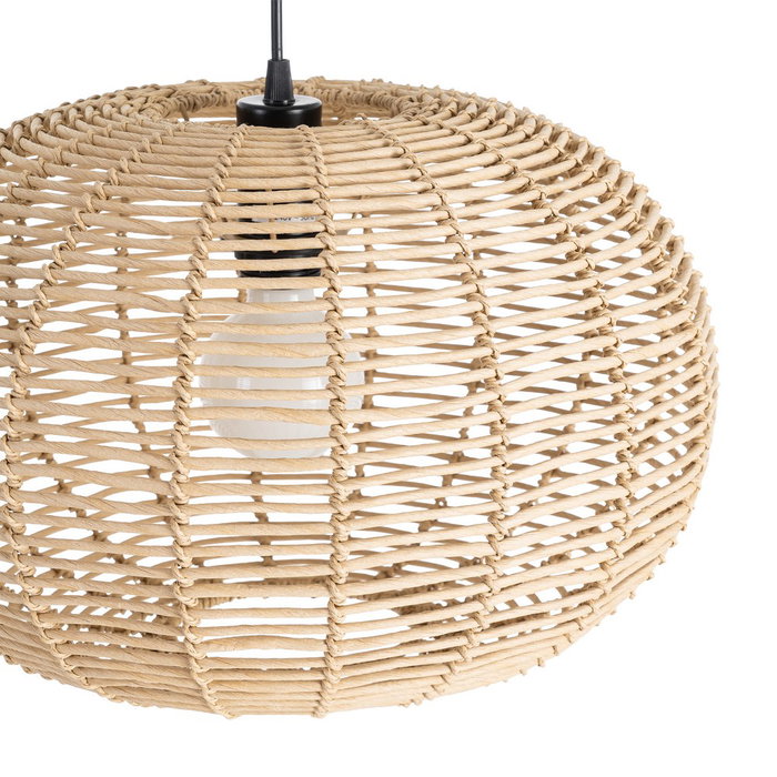 Lámpara Techo Natural Cuerda de Papel 41 X 41 X 26,50 cm