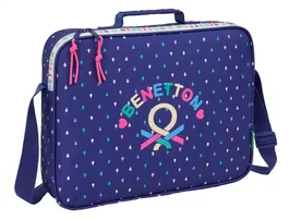 Mochila Escolar Benetton Drop Multicolor 38 x 28 x 6 cm