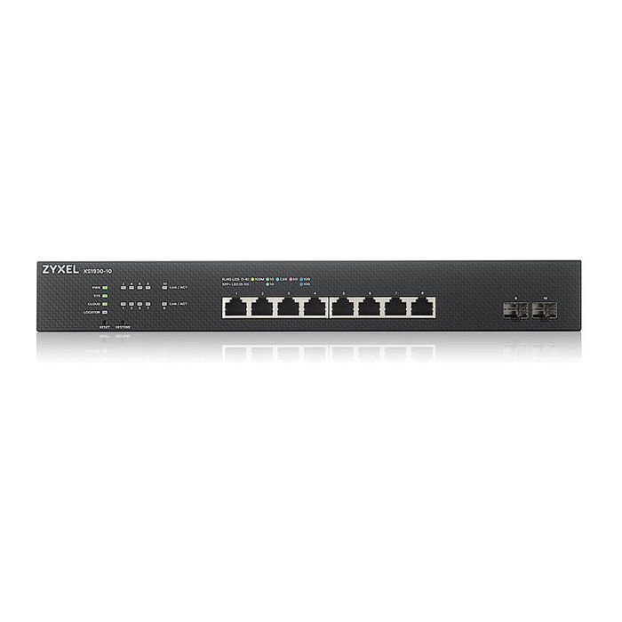 Zyxel Switch XS1930-10-ZZ0101F 8x RJ45 10Gbps + 2x SFP+ 10Gbps Gestionado L3 Montaje Rack