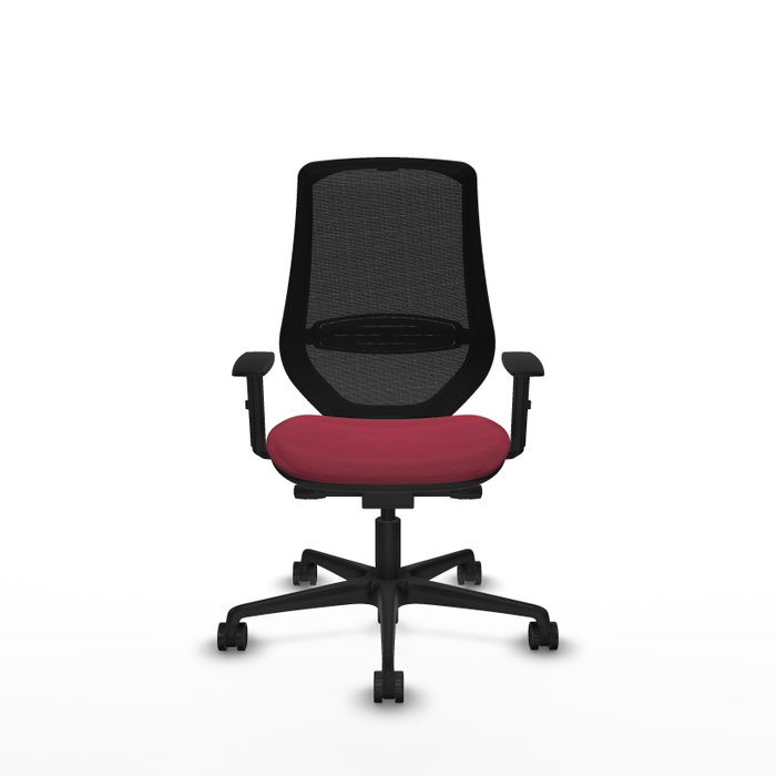 PIQUERAS Y CRESPO Silla de oficina Mardos con mecanismo Sincro/Traslack, Granate y Negro PIQUERAS Y CRESPO Silla de oficina Mardos con mecanismo Sincro/Traslack, Granate y Negro