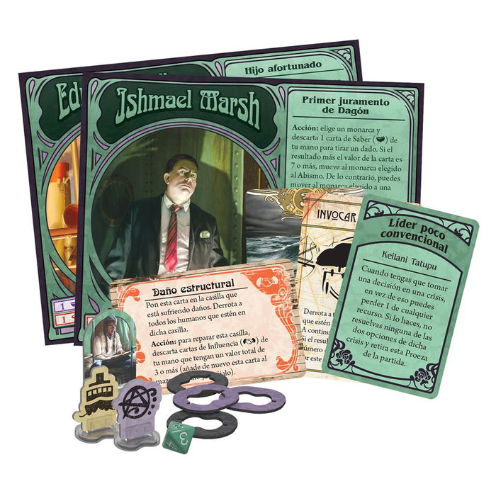 Fantasy Flight Games Insondable Juego de Mesa Cooperativo Horror Mitos de Cthulhu 3-6 Jugadores 14+
