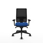 PIQUERAS Y CRESPO Silla de oficina Horna con mecanismo Sincro, Azul y Negro
