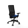 PIQUERAS Y CRESPO Silla de oficina Horna con mecanismo Sincro, Azul y Negro