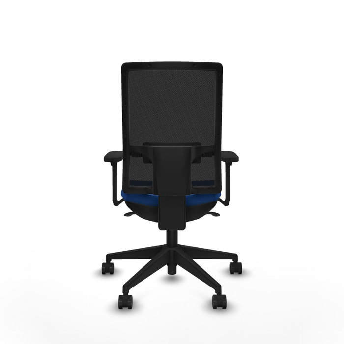 PIQUERAS Y CRESPO Silla de oficina Horna con mecanismo Sincro, Azul y Negro