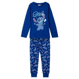 Cerdá Pijama Largo Single Jersey Stitch Azul Oscuro Talla 10 Años