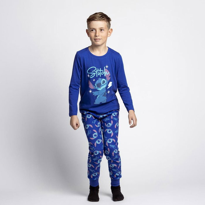 Cerdá Pijama Largo Single Jersey Stitch Azul Oscuro Talla 10 Años Cerdá Pijama Largo Single Jersey Stitch Azul Oscuro Talla 10 Años